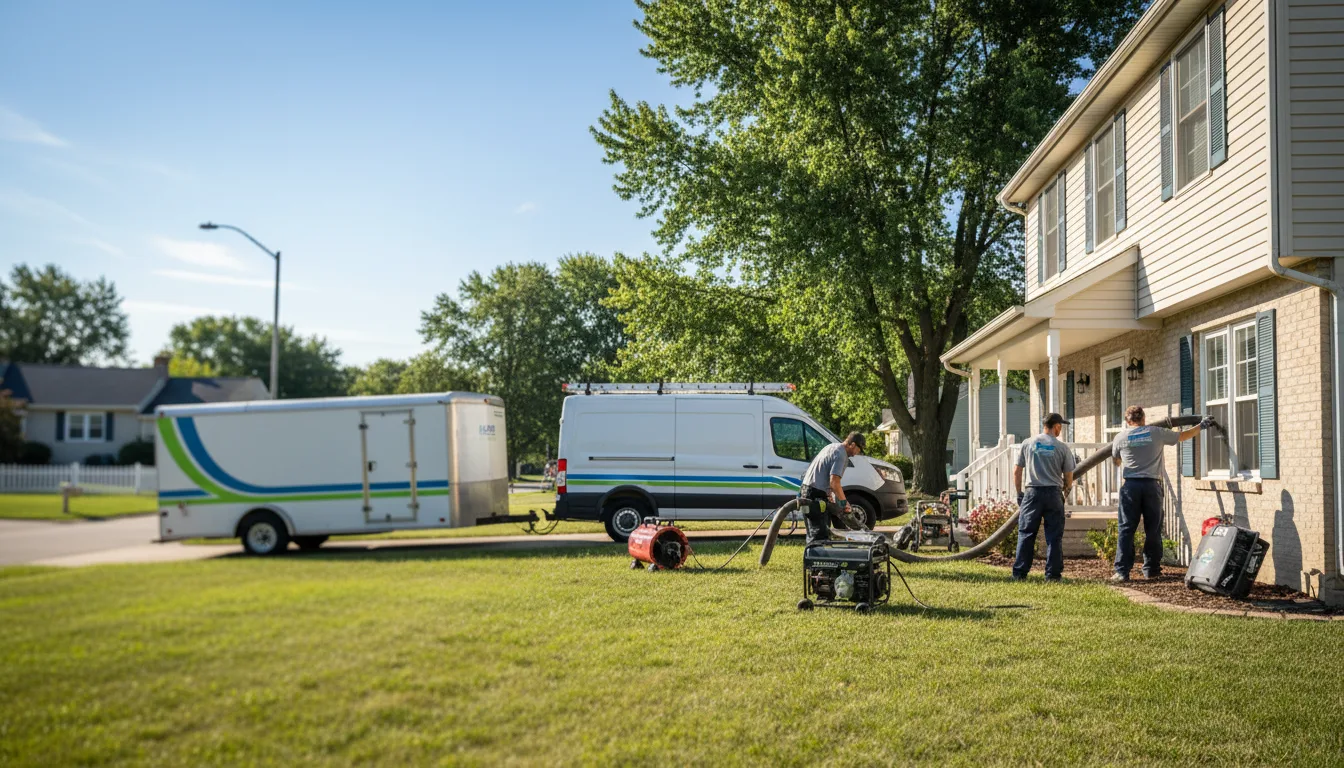 Flooded Basement Restoration And Cleanup With Repair in Poplar Grove, IL near me